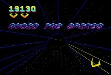 une photo d'Ã©cran de Tempest 2000 sur Atari Jaguar